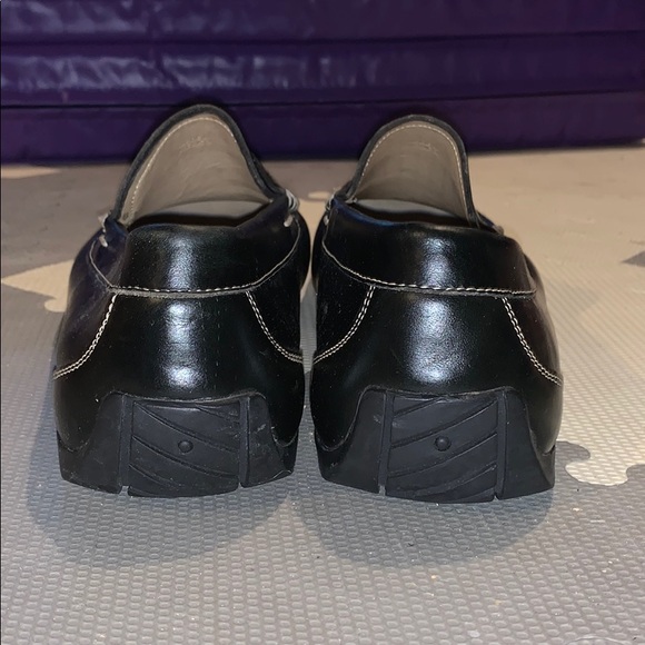 black Ecco Penny Loafers - Picture 2 of 5